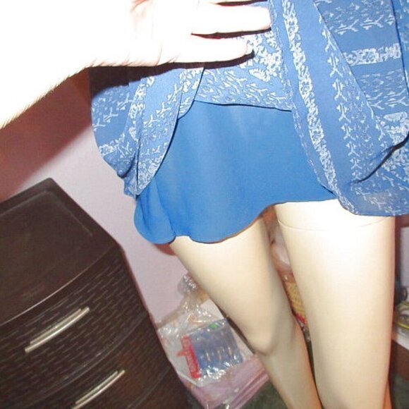 Torrid CHIFFON Sophie SWING Cami Size 2X FLOWY Soft ADJUSTABLE Sleeveless TUNIC - Picture 4 of 11